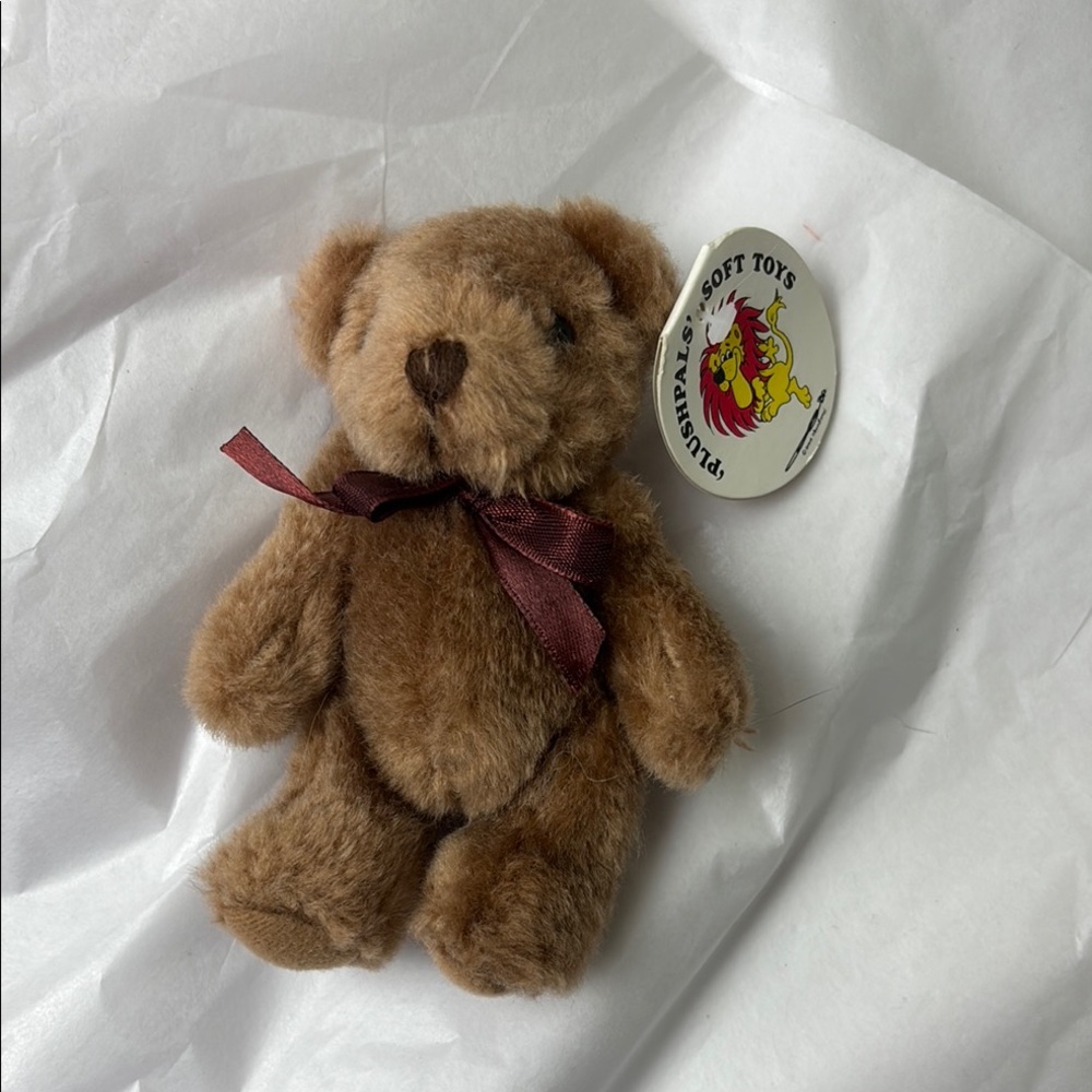 Brown Teddy Bear with Bow